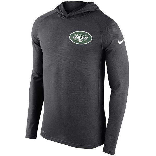 Men's New York Jets Nike Charcoal Stadium Touch Hooded Performance Long Sleeve T-Shirt,We sell and wholesale Men's New York Jets Nike Charcoal Stadium Touch Hooded Performance Long Sleeve T-Shirt on line form chian!